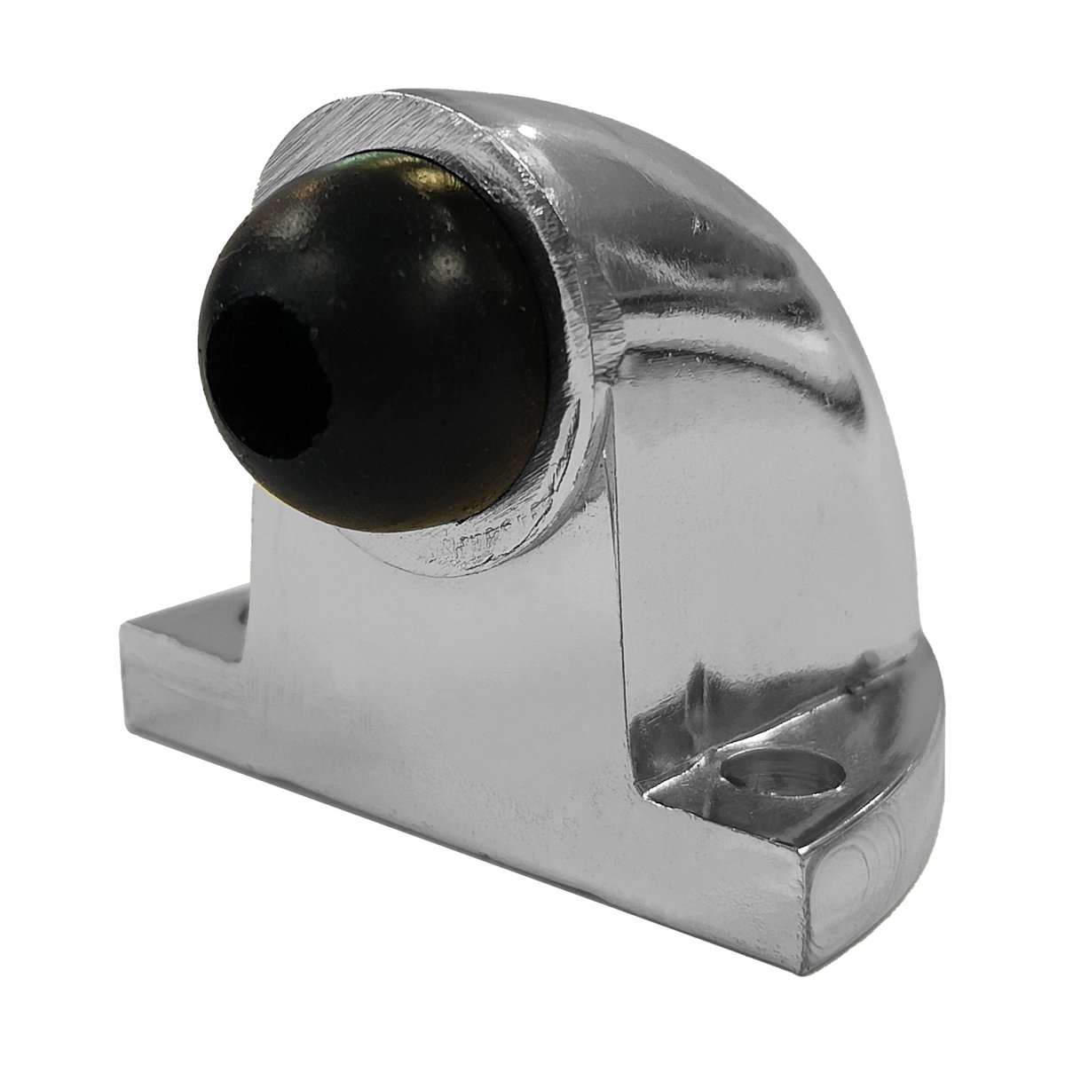 Tope tipo codo para puerta níquel satinado Lock