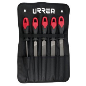 Juego de limas combinadas con mango bimaterial, 5 piezas Urrea