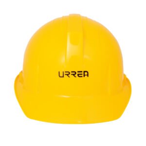 Casco de seguridad con ajuste de intervalos de 4 puntos, color amarillo Urrea