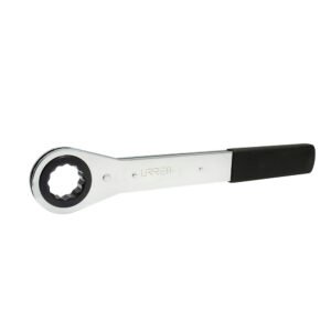 Llave de estrías pulido espejo plana de matraca en pulgadas, 12 puntas, 1-1/2" Urrea