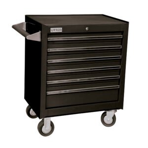 Gabinete móvil 6 gavetas color negro serie X 27" Urrea