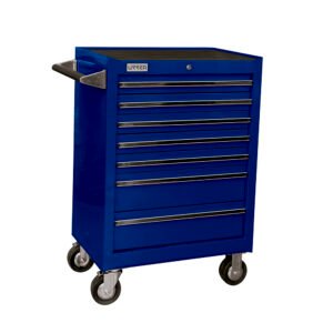 Gabinete móvil 7 gavetas color azul serie X 27" Urrea