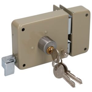 Cerradura sobreponer clásica función derecha, llave estándar, en caja Lock