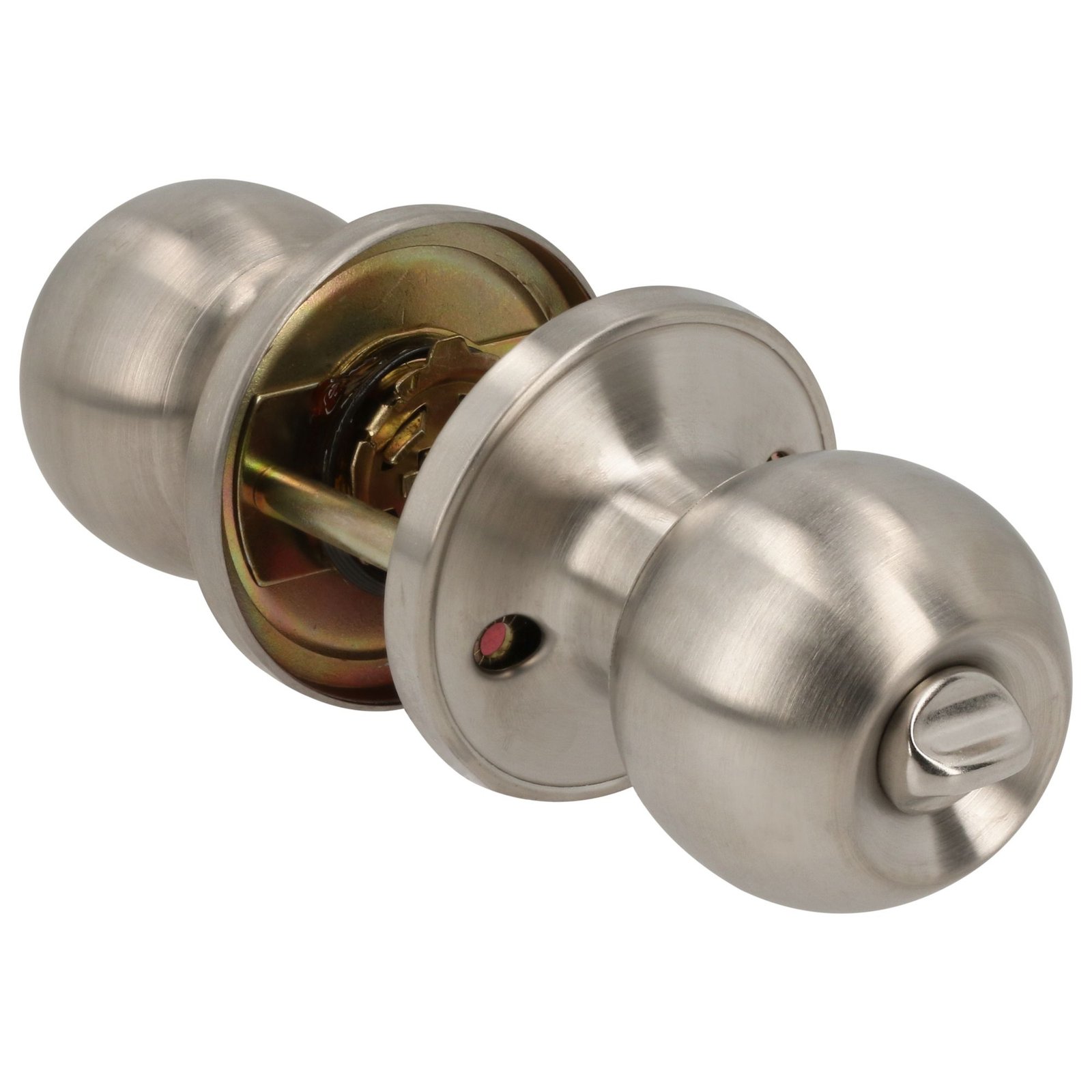 Combo de pomo tubulares de bola función doble, acero inoxidable, llave estándar, blíster Lock - Image 2