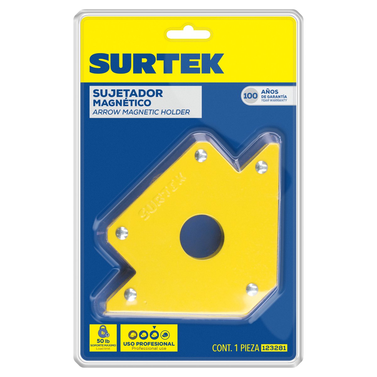 Esquina magnética para soldar 4", 50 lb Surtek - Image 2