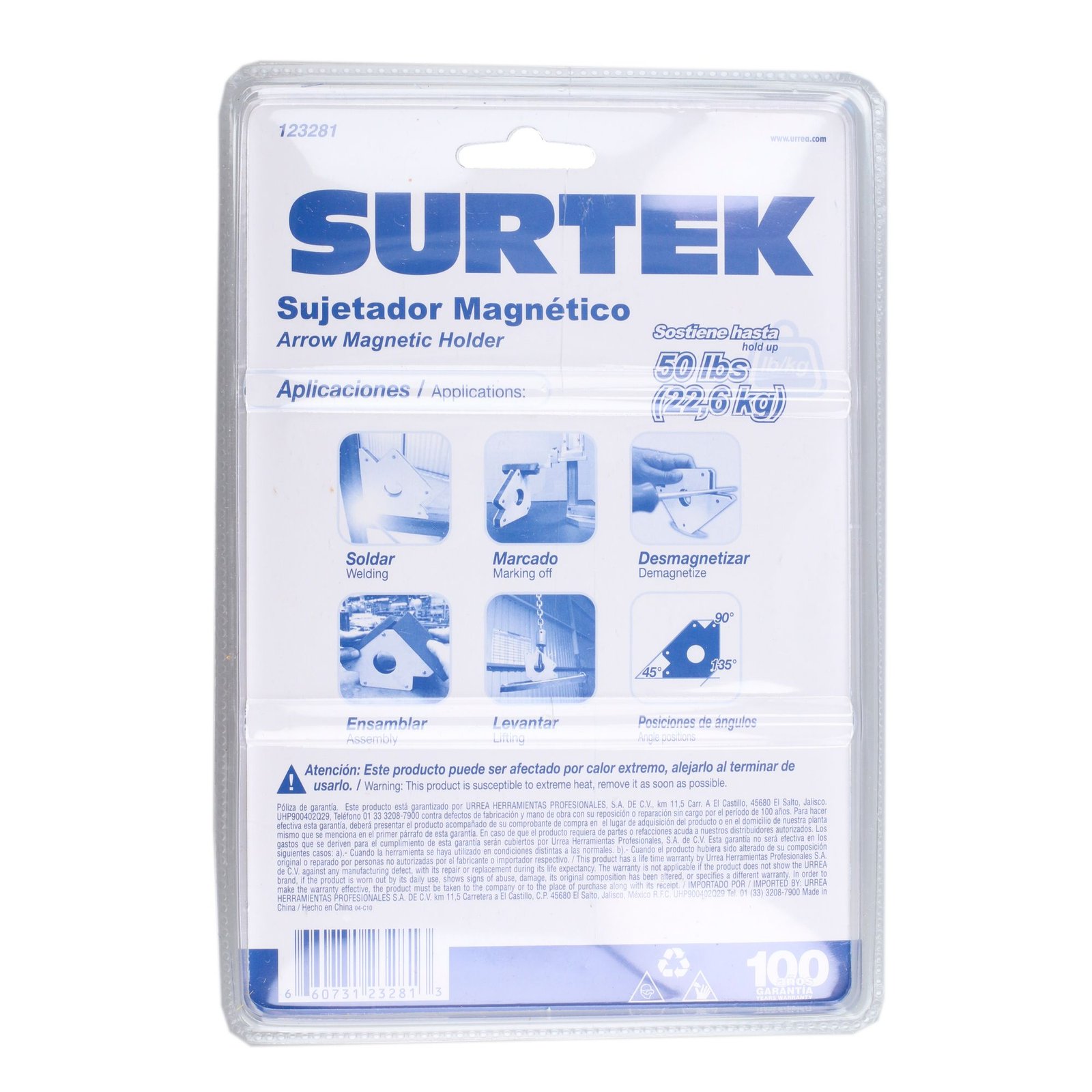 Esquina magnética para soldar 4", 50 lb Surtek - Image 3