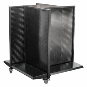 Góndola modular panel metálico 124 x 124 x 142 cm Urrea