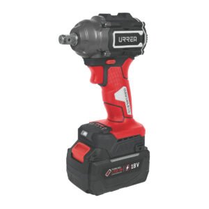 Pistola de impacto 1/2" batería Litio-ion 18 V, 450 Nm Urrea