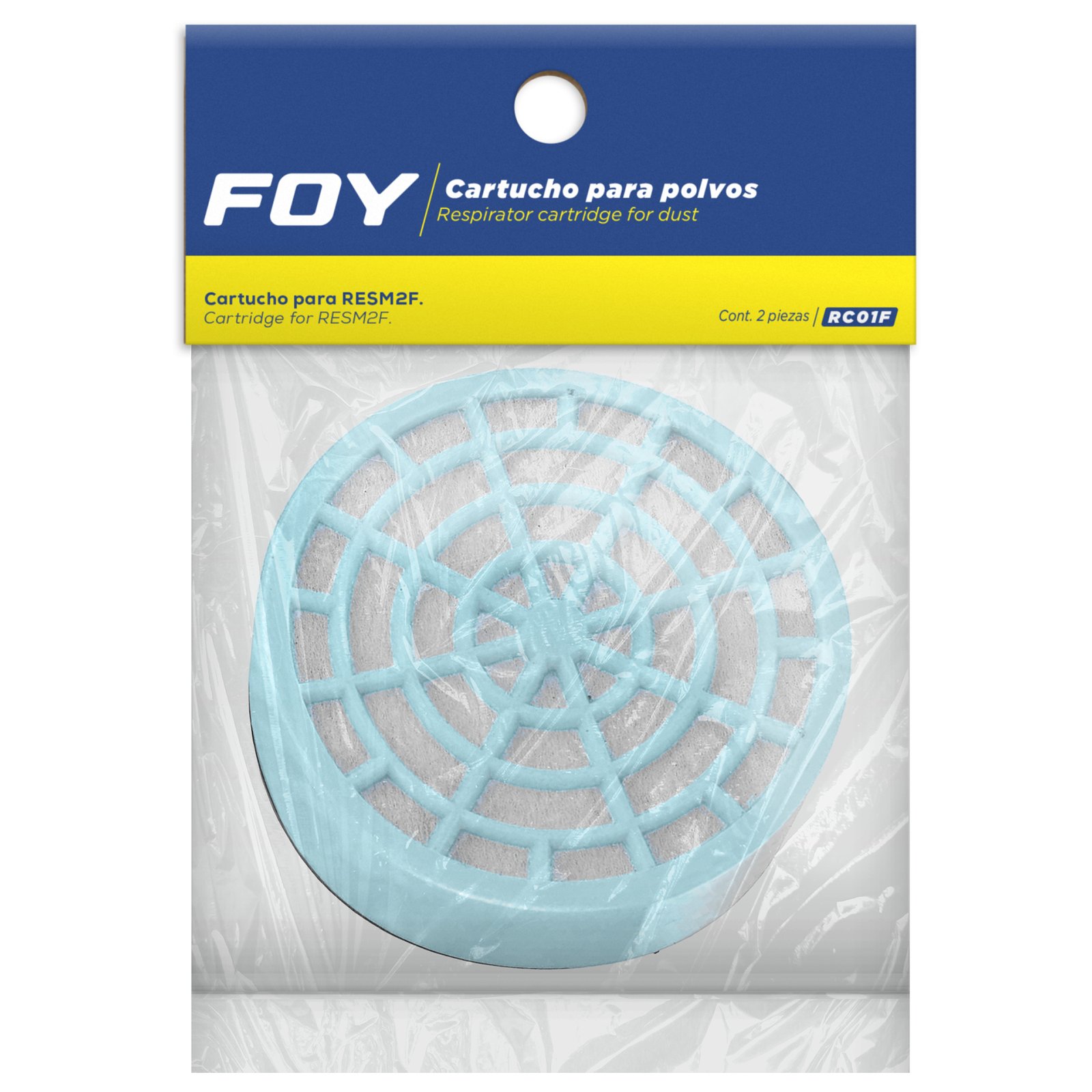 Cartucho para respirador con protección para polvo Foy - Image 2