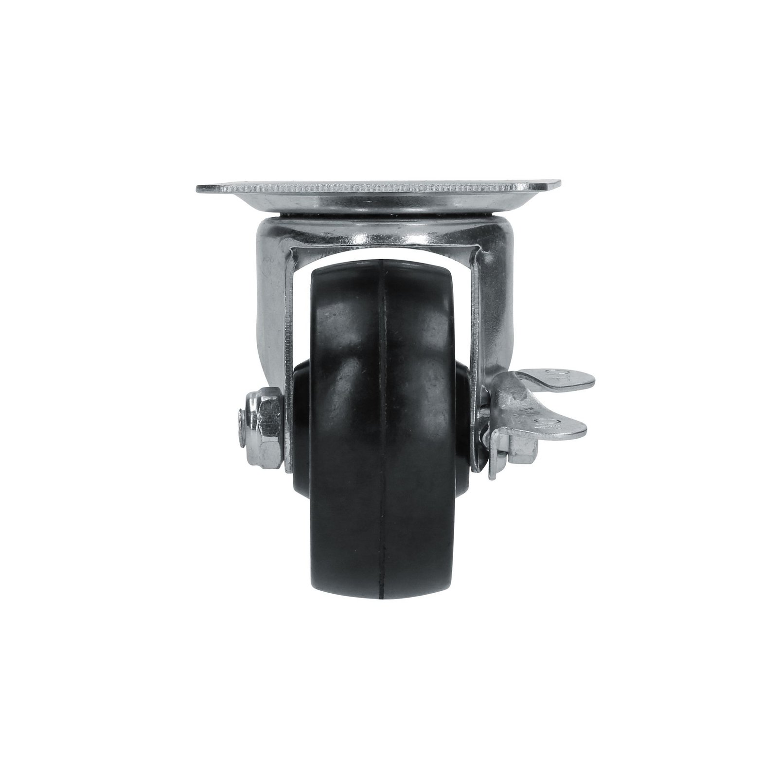 Rodaja de hule giratoria con freno 3" Surtek - Image 2