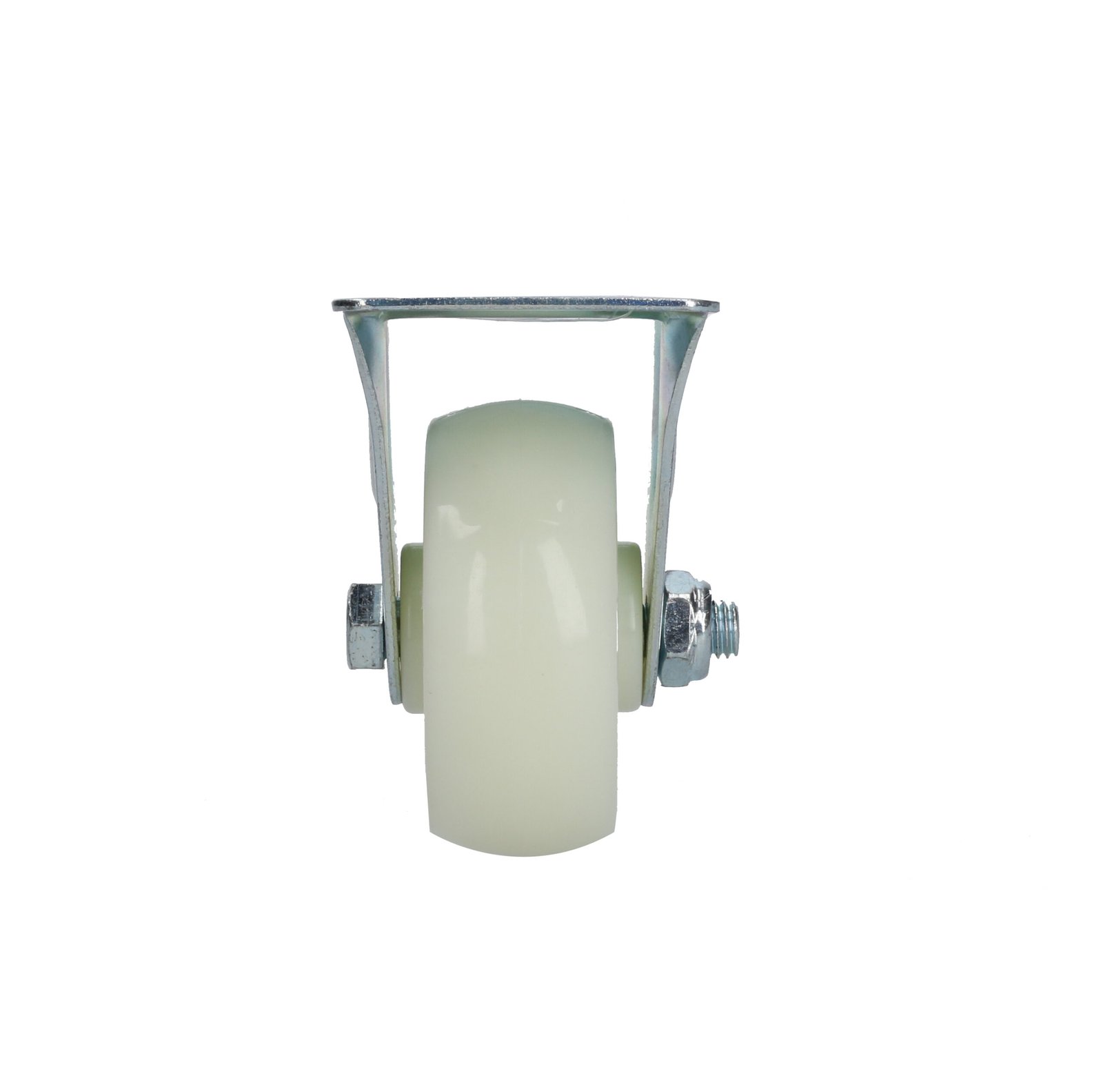 Rodaja de polipropileno blanca fija 3" Surtek - Image 2