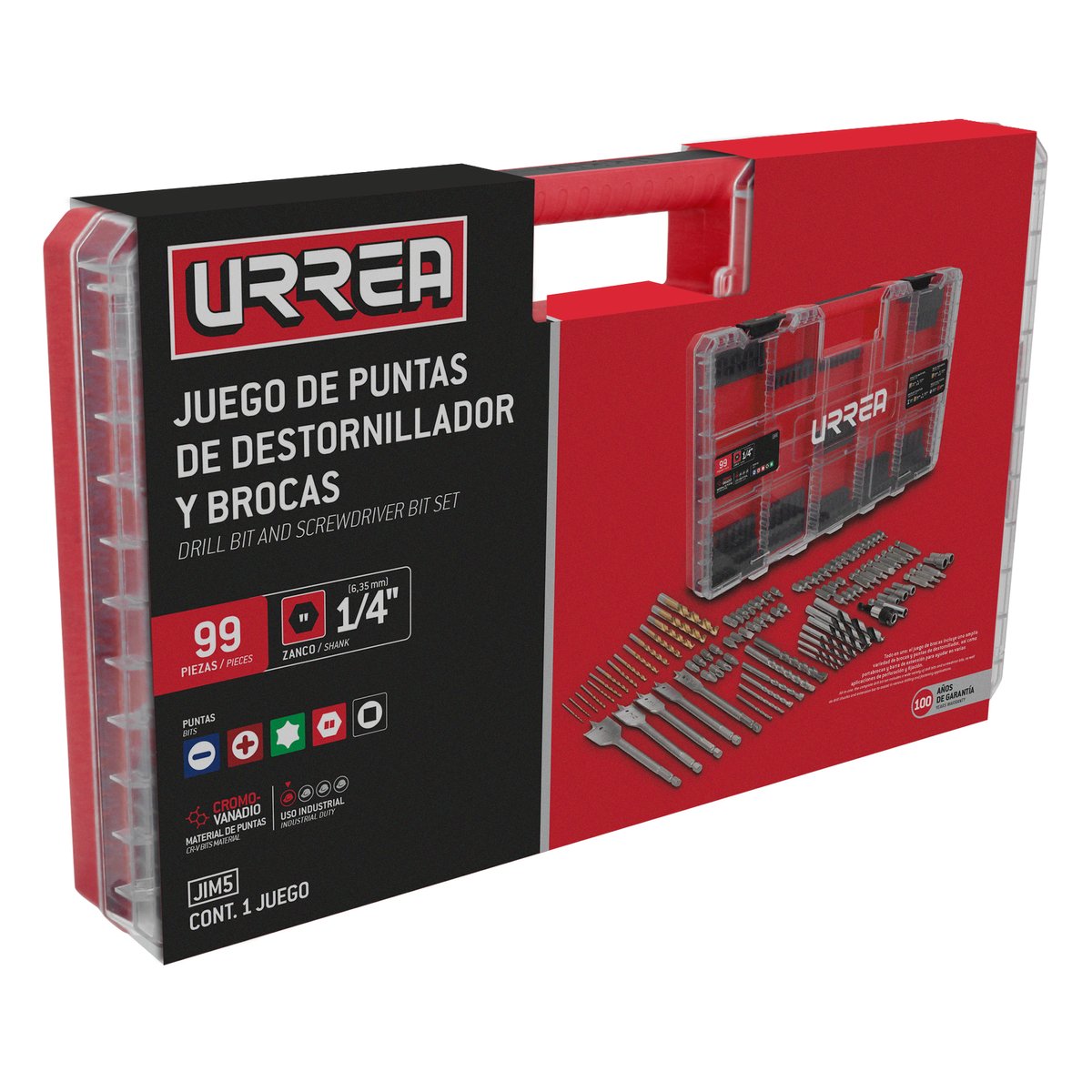 Juego de puntas de destornillador y brocas , 99 piezas Urrea - Image 2