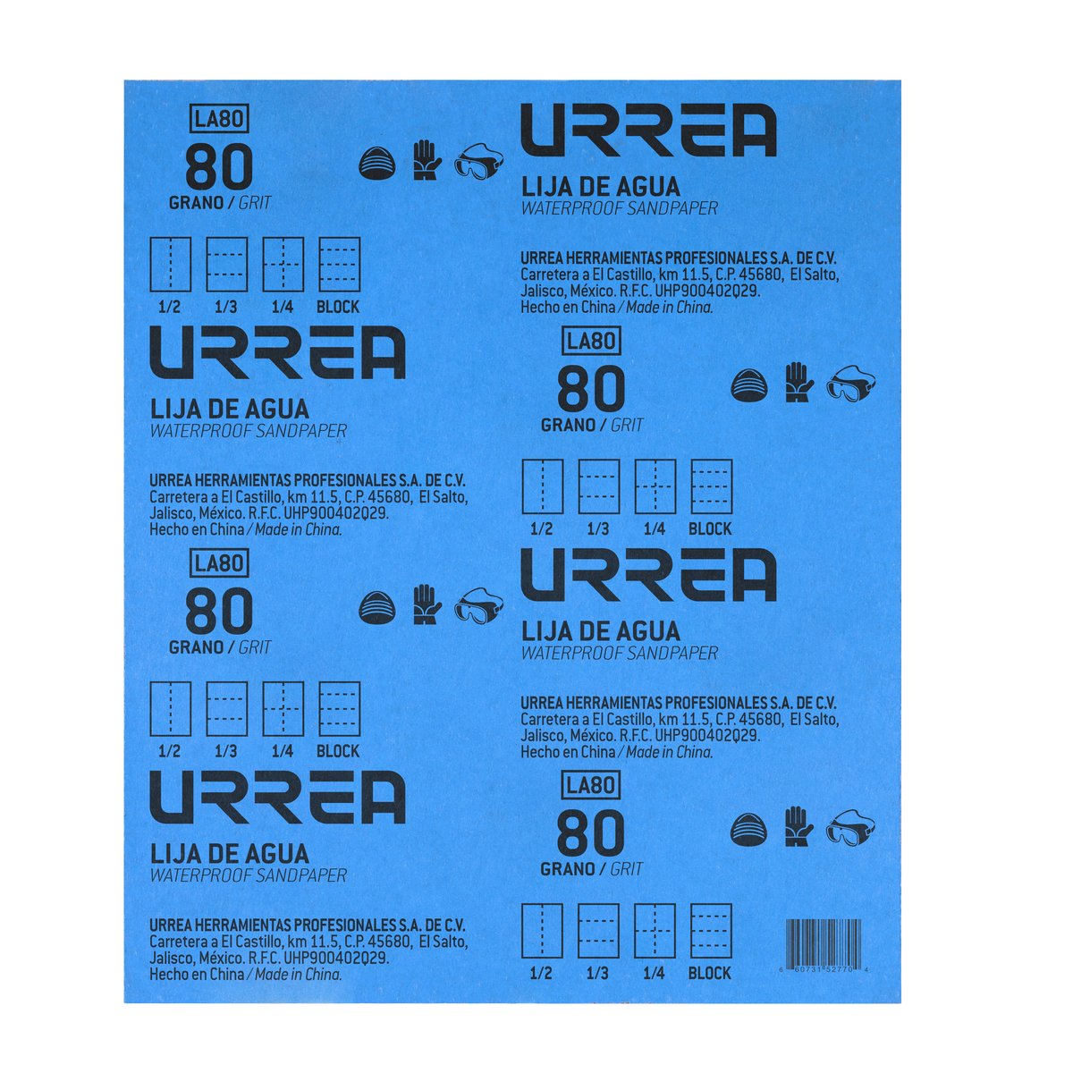 25 Pza Lija de agua, grano 80 Urrea - Imagen 2